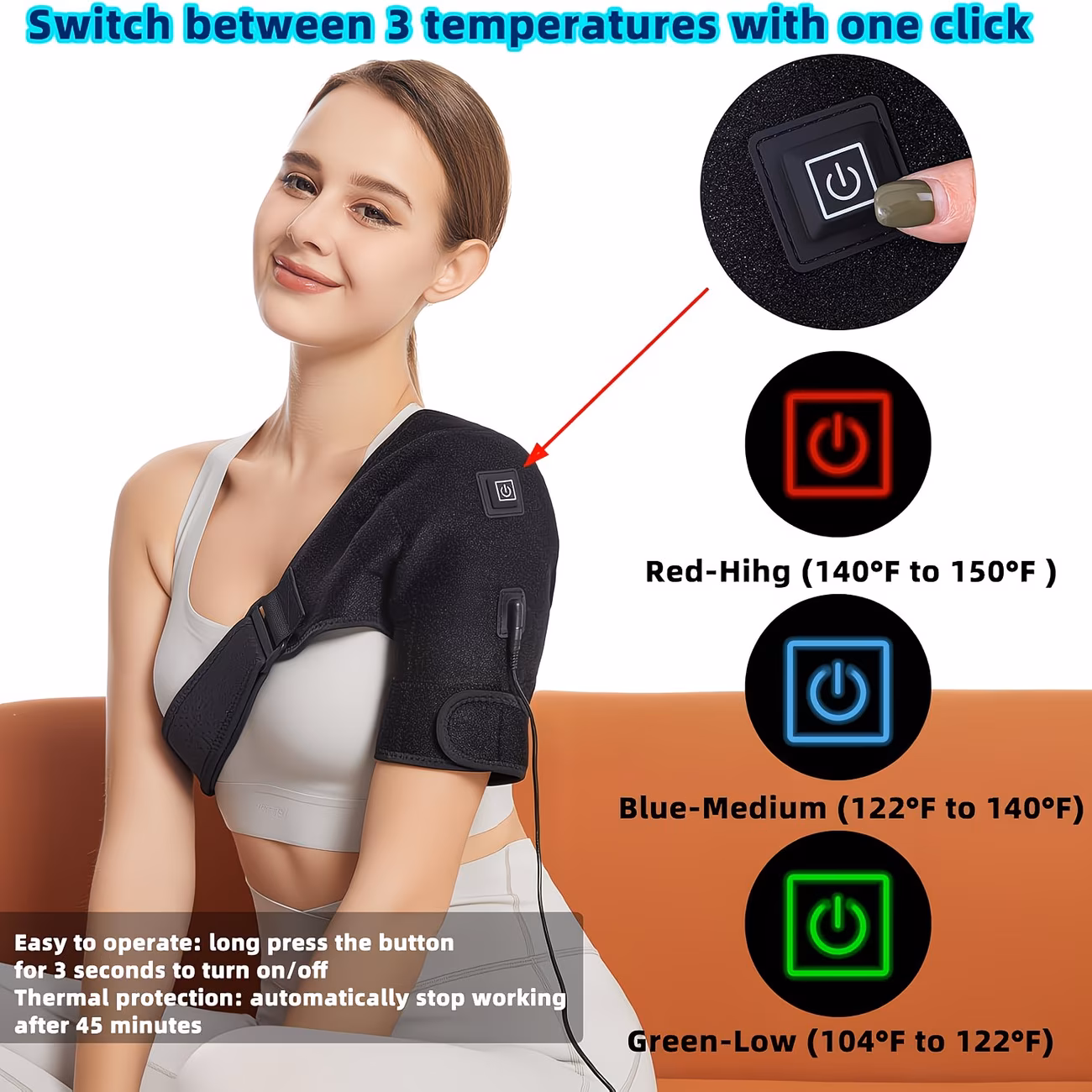  Electric Heating Shoulder Brace