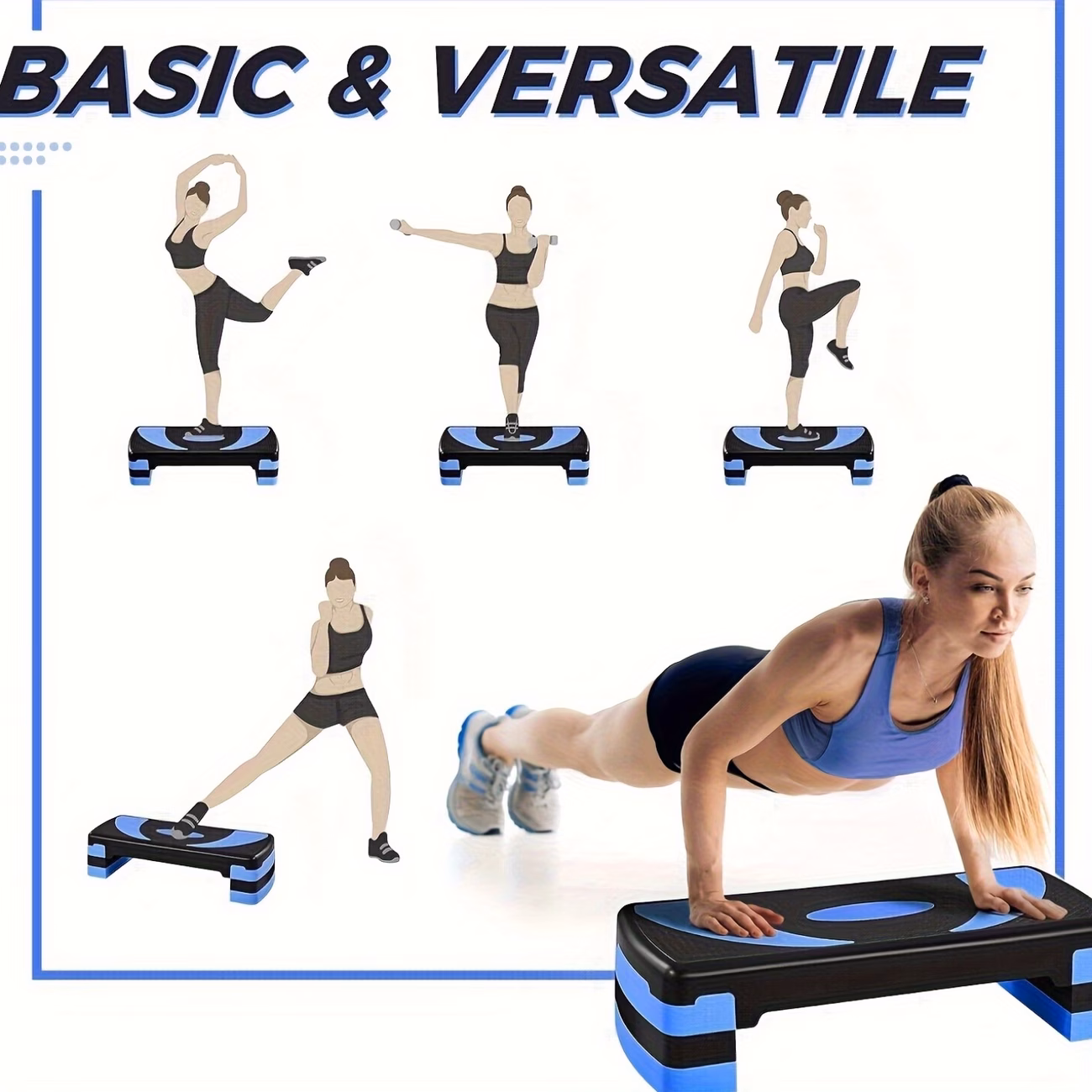 Fitness And Exercise Step Trainer