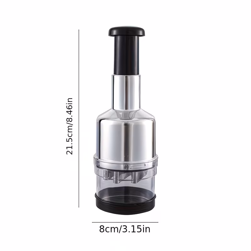 Manual Garlic Press and Food Chopper