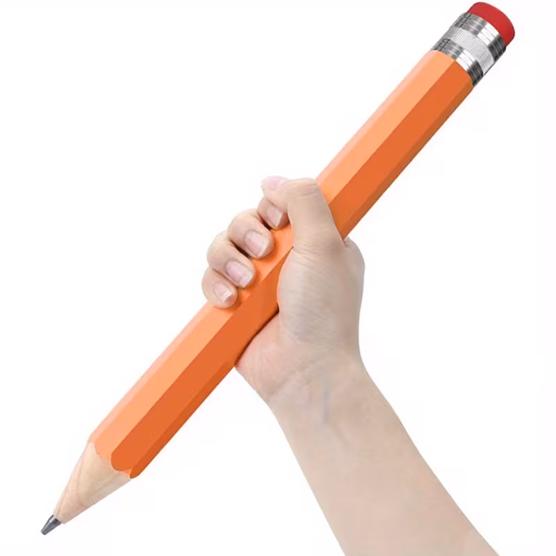 Oversized 13-Inch Wooden Pencil