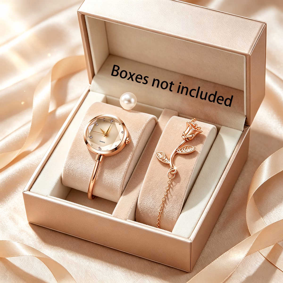  Rhinestone Bracelet Women's Watch