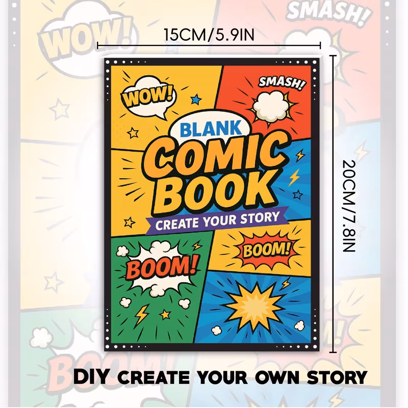 Blank Comic Creation Book