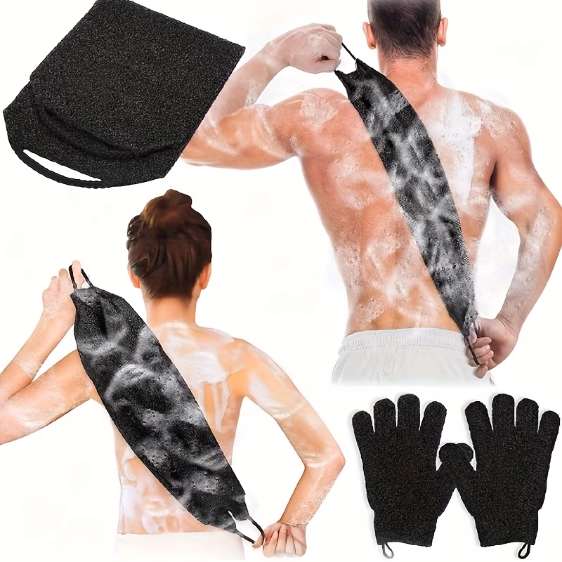 Back Scrubber Bath Gloves