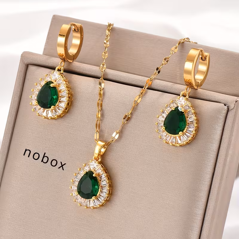 Necklace and Earrings