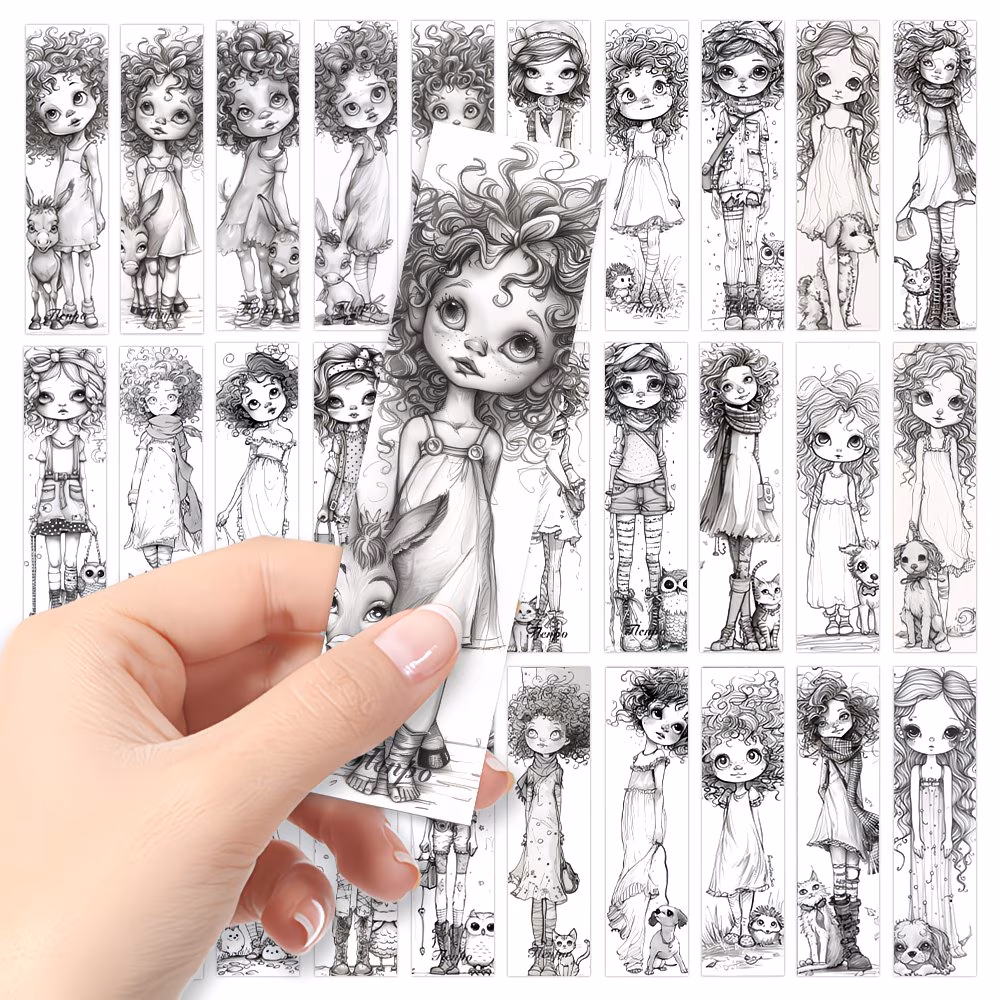 Colorable Bookmark