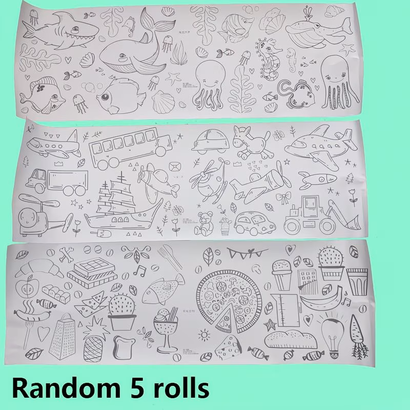  Creative Doodle Painting Rolls