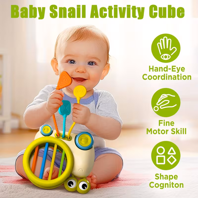 Baby Snail Activity Cube