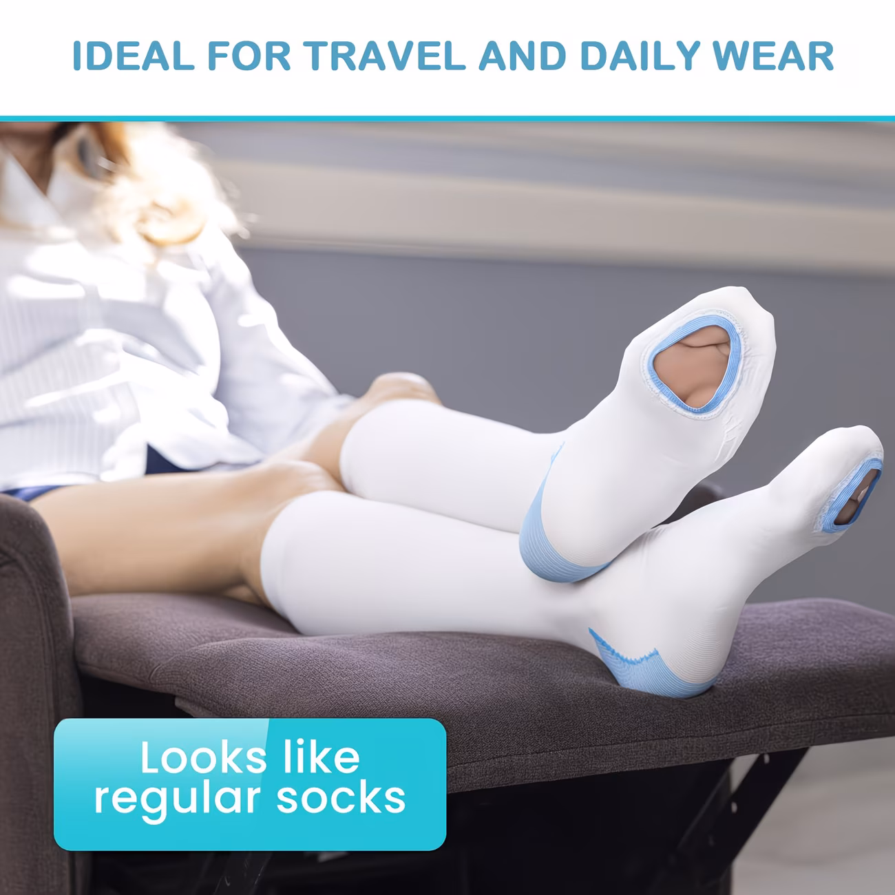  Hose Knee High Compression Socks