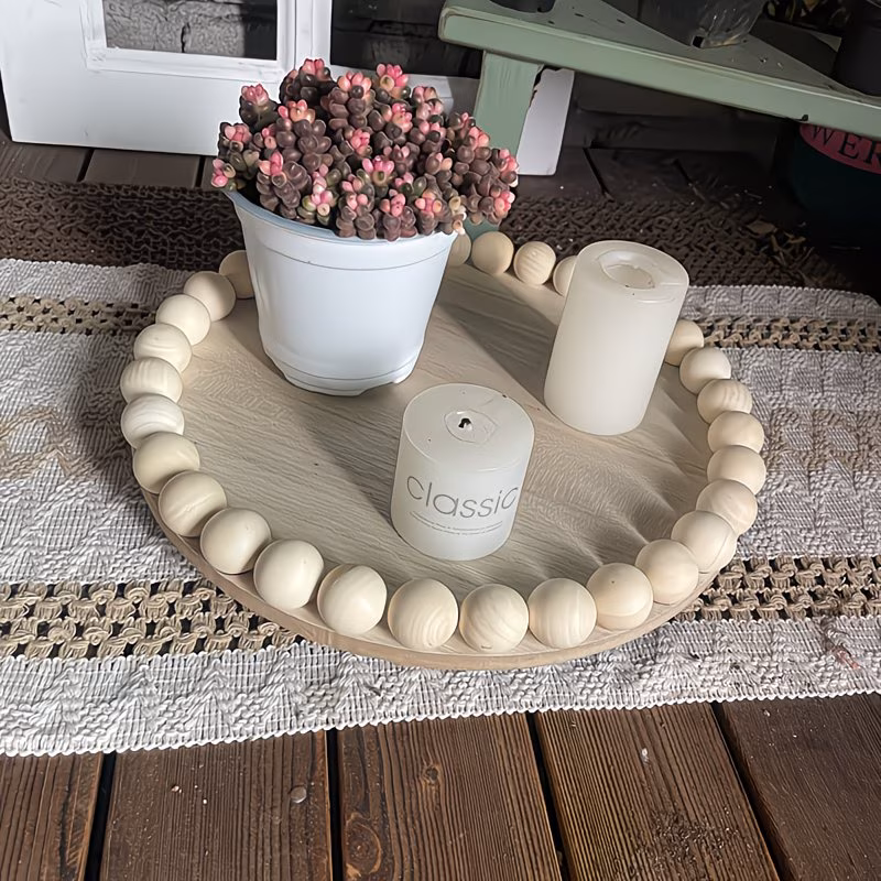  Wooden Bead Tray