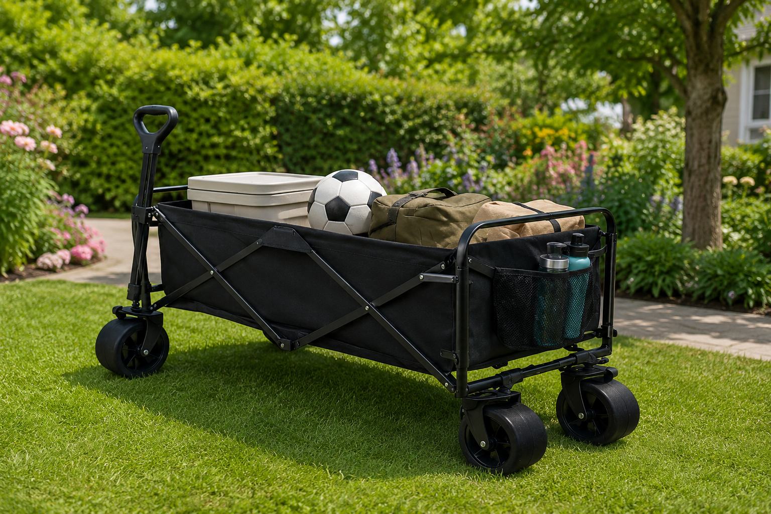 Foldable Utility Wagon Cart