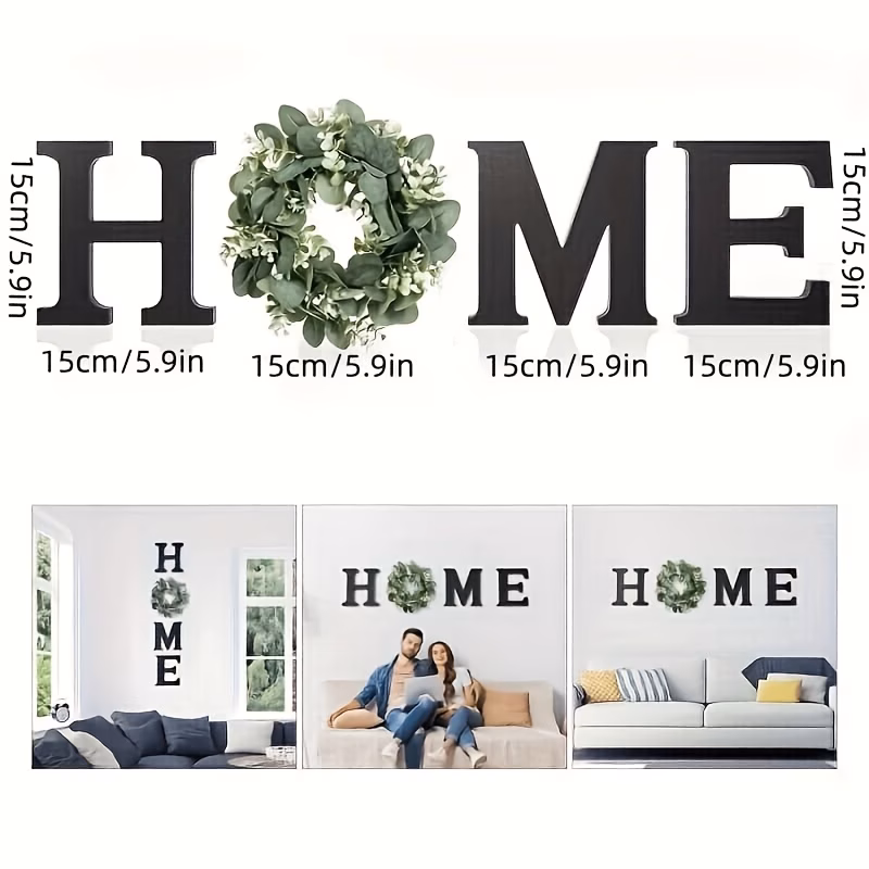  Wooden Letter Sign Set