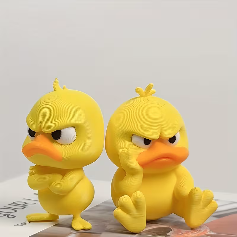Angry Duck Statues