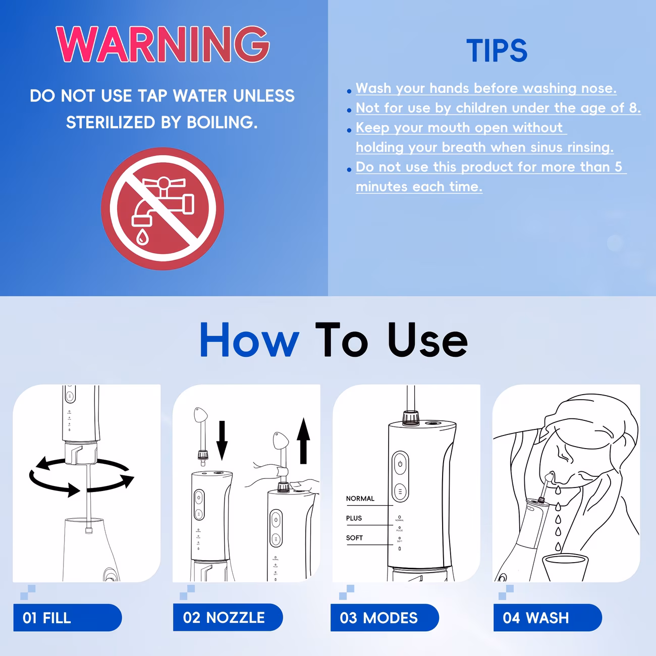  Nasal washer