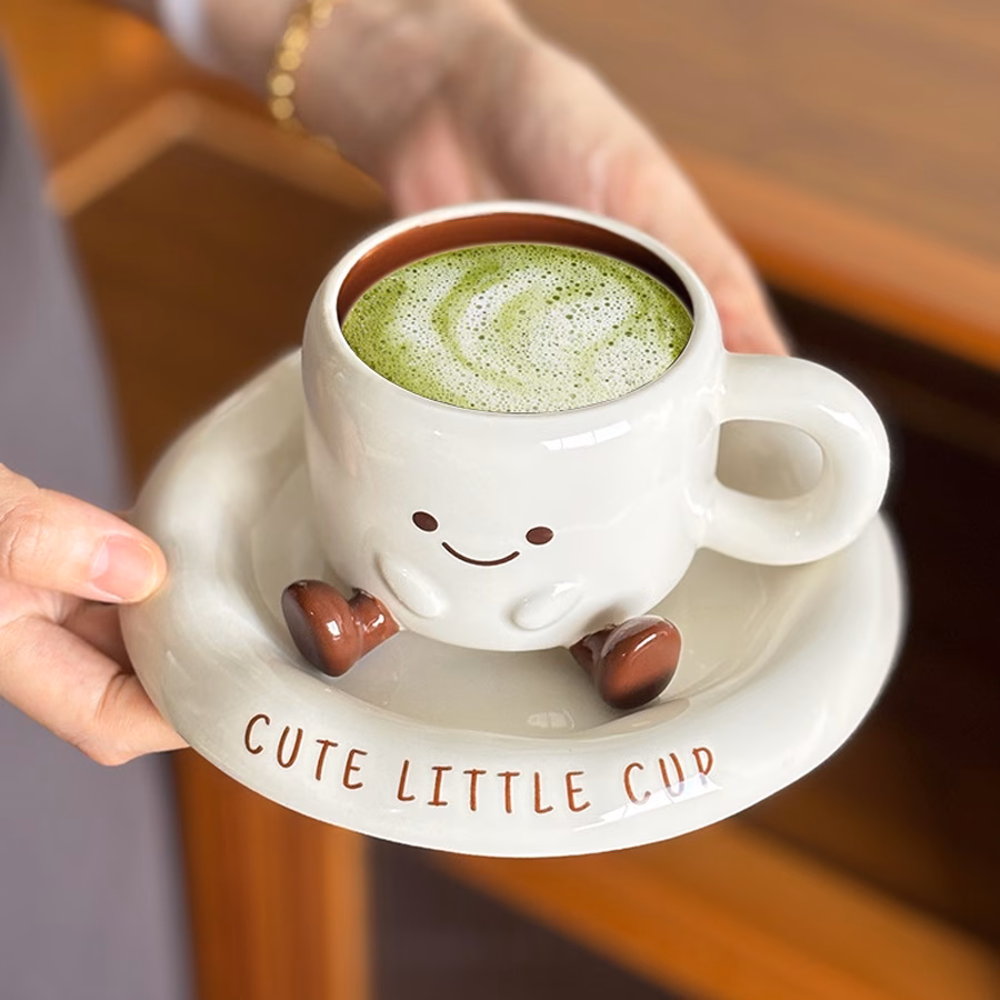 Coffee Mug with Saucer